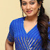 Telugu Serial Girl Ashmitha Photos In Blue Dress