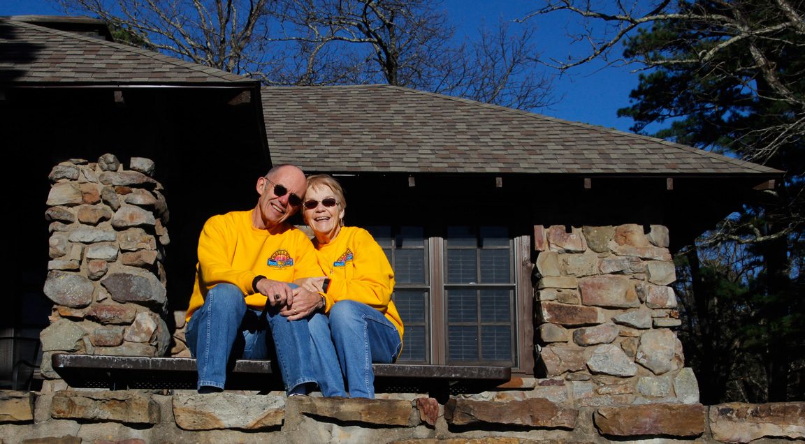 JOYFUL REFLECTIONS Our special Cabin at Mt. Nebo State Park in