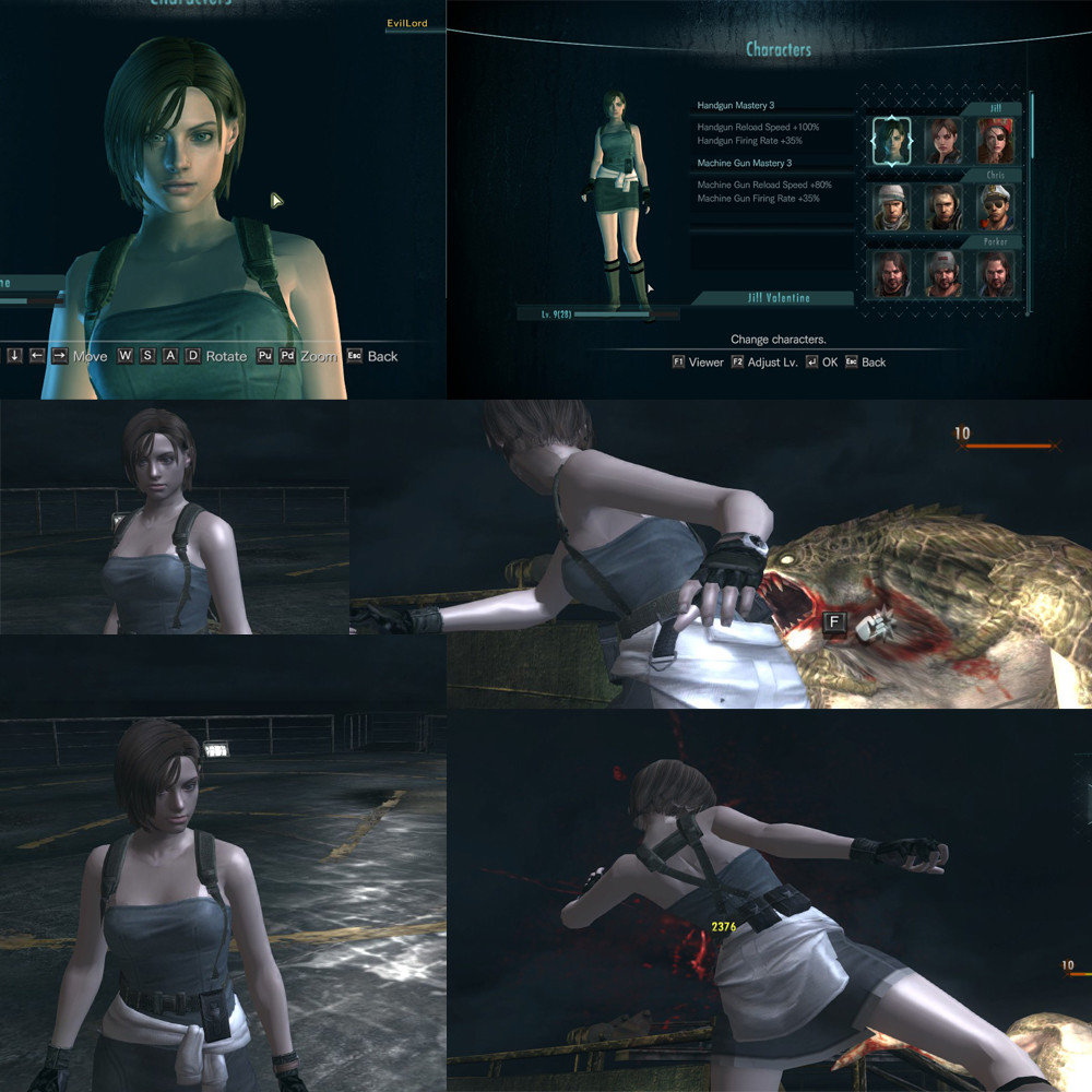Resident Evil: Revelations: Play as REmake Jill in Revelations (PC Mod)!