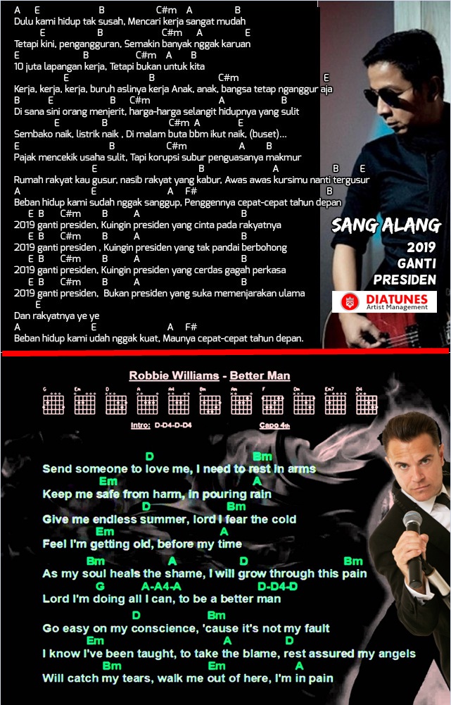 Lirik Lagu 2019 Ganti Presiden Dan Kunci Gitar Arsia Lirik Lirik Lagu 2019 Ganti Presiden Dan Kunci Gitar Arsia Lirik