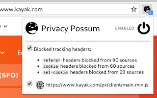 Privacy Possum Bloquea los Anuncios de Espionaje y los Rastreadores Invisibles Aumenta el Nivel de Privacidad en tu Navegador Descargando Privacy Possum. Obtén en cada Sitio web que Visites un Mayor Grado de Privacidad Bloqueando los Intentos de Rastreo