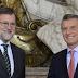  Macri recibió en la Casa Rosada a Mariano Rajoy