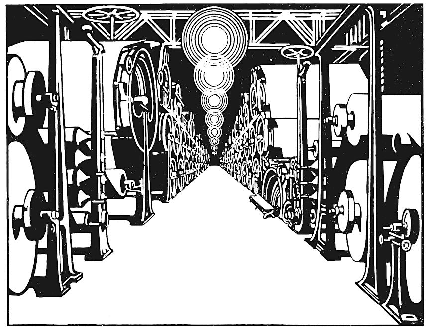 1913 paper mill a 1913 paper mill, illustration