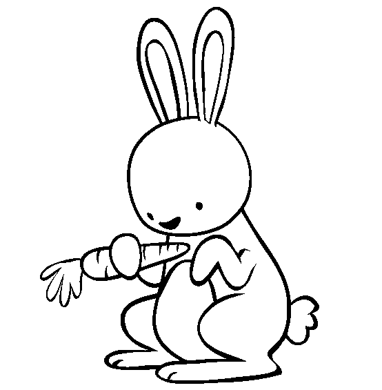 baby easter bunny coloring pages - photo #36