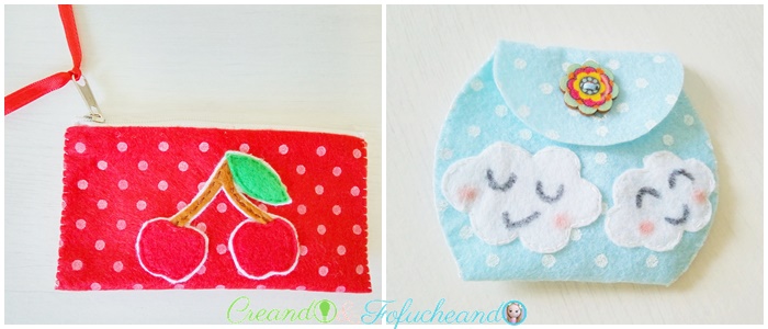 Cómo Hacer Monederos de Fieltro Paso a Paso | Fofucheando