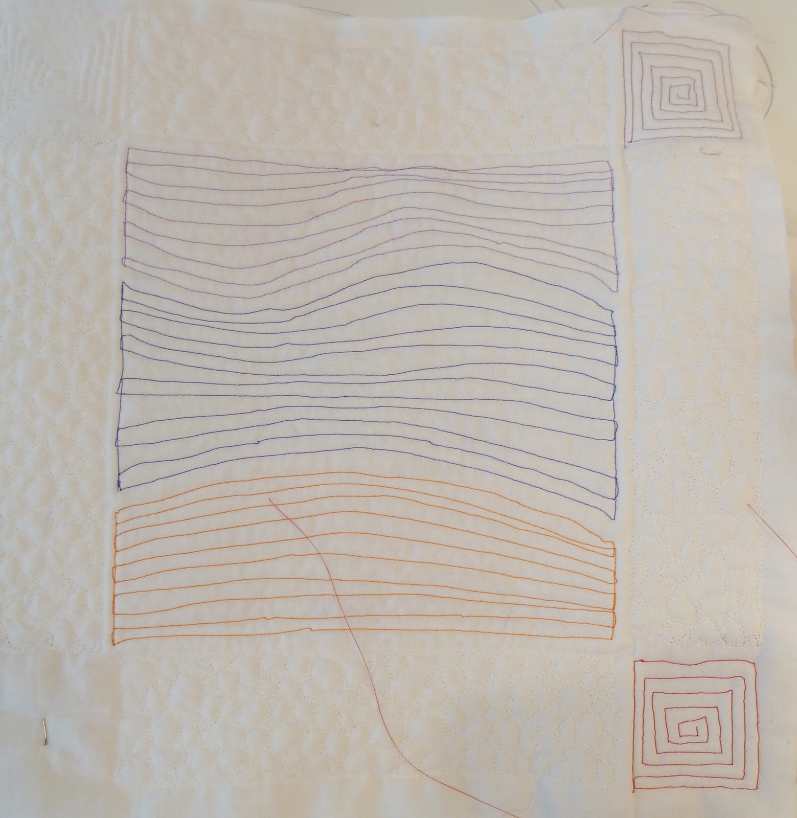 Quilt Evolution... Curved Rails & Curved Quilting