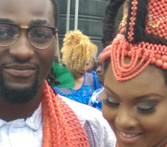 First Photos From Osas Ighodaro And Gbenro Ajibade's Traditional Wedding