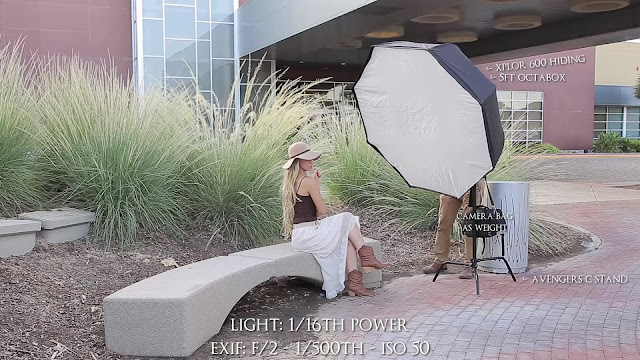 Behind the scenes: One Light High Speed Sync (HSS) Portraits