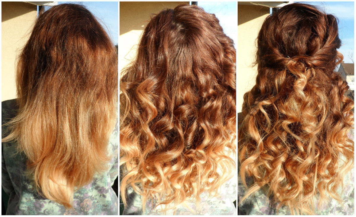 Ombre Haare Braun Farben Mittellange Haare