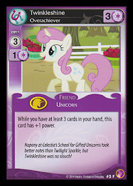 My Little Pony Twinkleshine, Overachiever Rock N Rave CCG Card