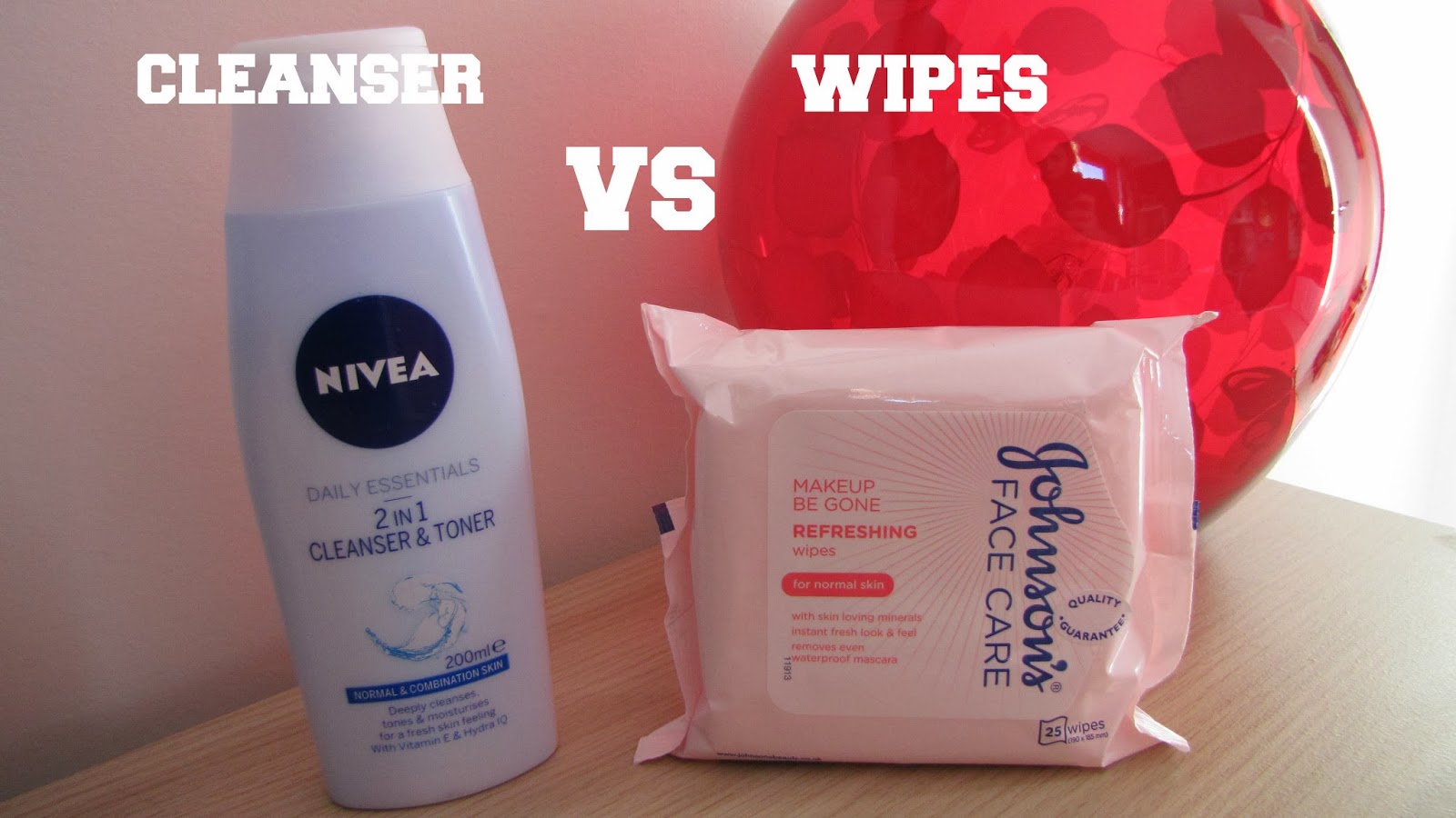 Olivia Ellen Cleanser vs Wipes