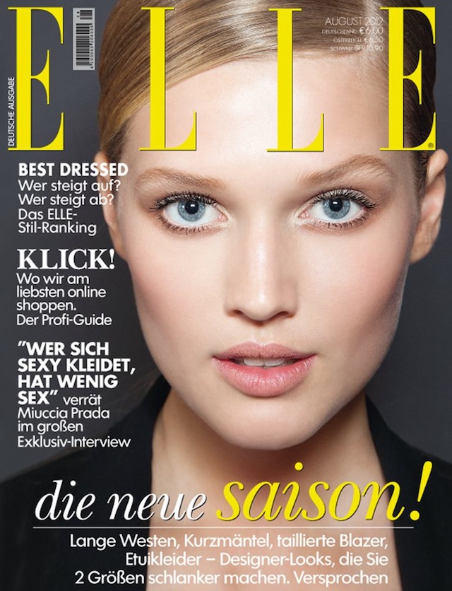 Covers: Elle August 2012: Part 3