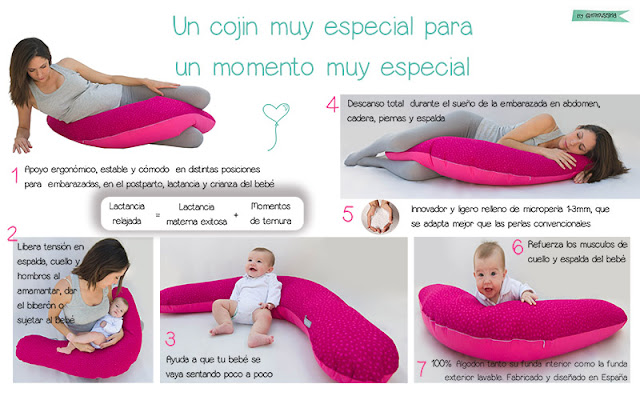  MBETA Almohada en forma de U para bebé, almohada de lactancia  extraíble, funda de almohada simple : Bebés