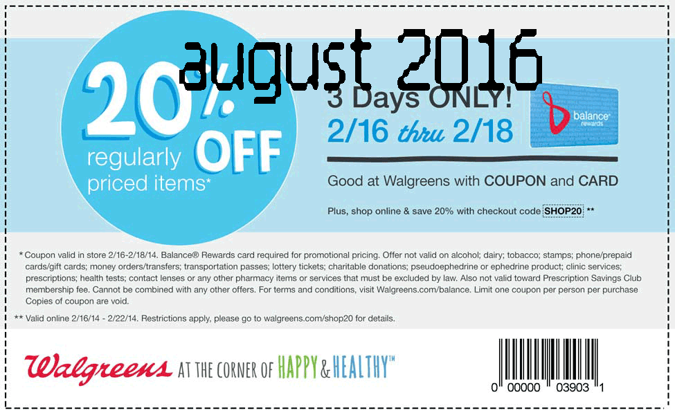 Printable Coupons Walgreens Coupons