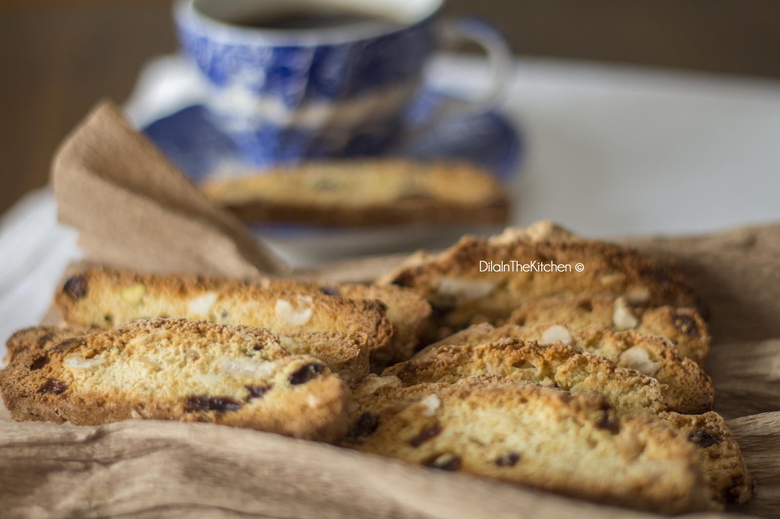 Fıstıklı ve Bademli Biscotti Fıstıklı ve Bademli Biscotti