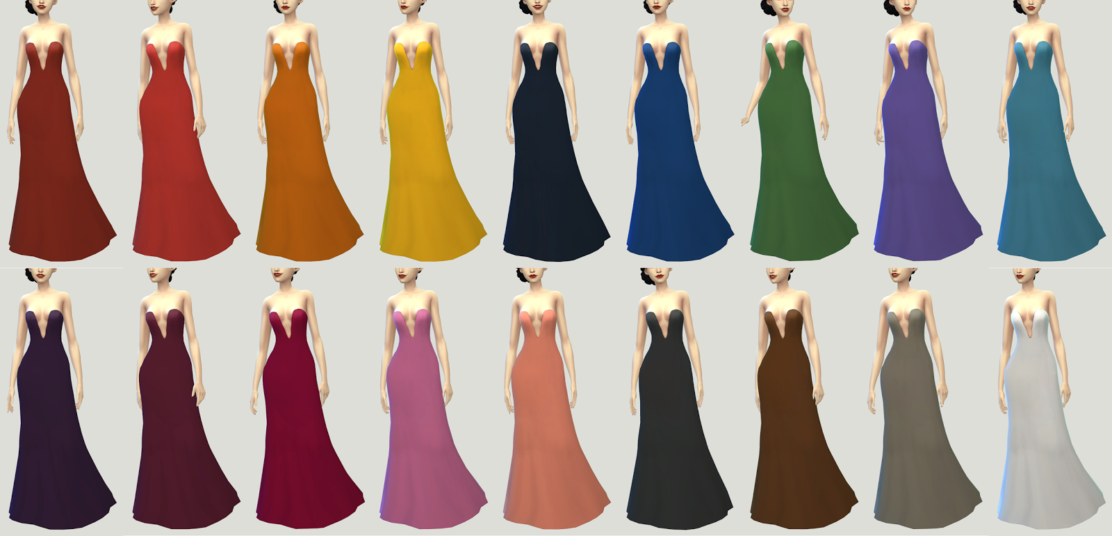 Pickypikachu: Crescendo and Fortissimo Gowns