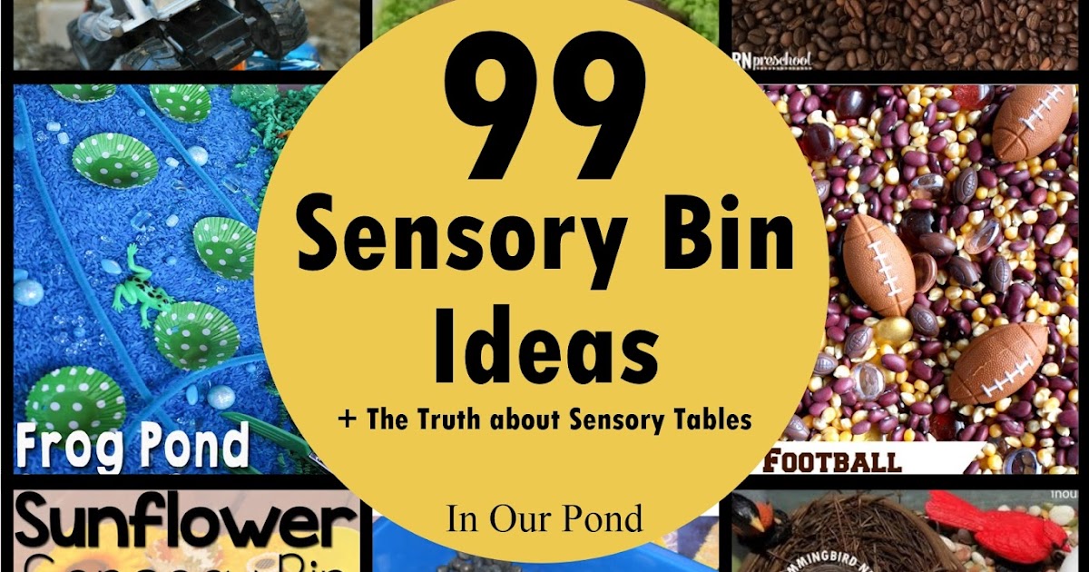 99 Sensory Bin Ideas (a gift guide part 2)