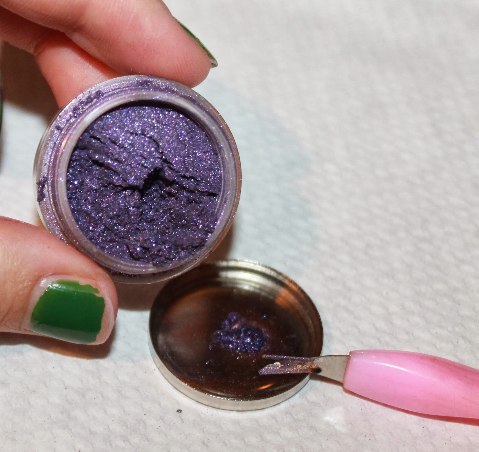 The Dark Side of Beauty DIY Tutorial Pressed Eyeshadow Palette