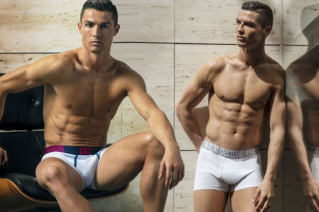 Ronaldo promotes new underwear range (Pics)