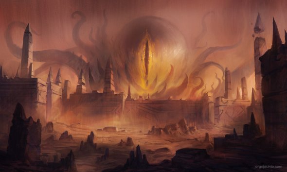 As sombrias ilustrações de fantasia e terror de Jorge Jacinto Jorge Jacinto deviantart artstation arte ilustrações fantasia terror sombrio lovecraft games