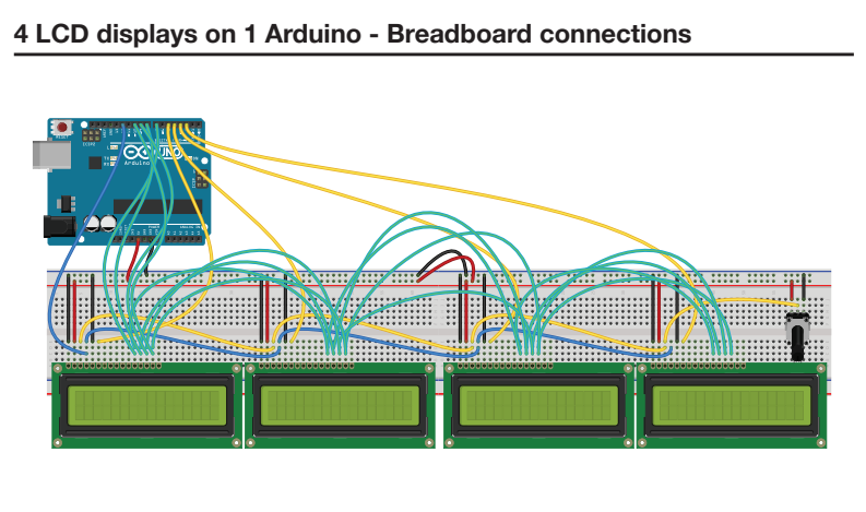 Cara menampilkan beberapa LCD dengan 1 arduino - Makers Ware