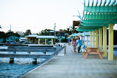 Remax Vip Belize: The pier...the most southern tip of the peninsula
