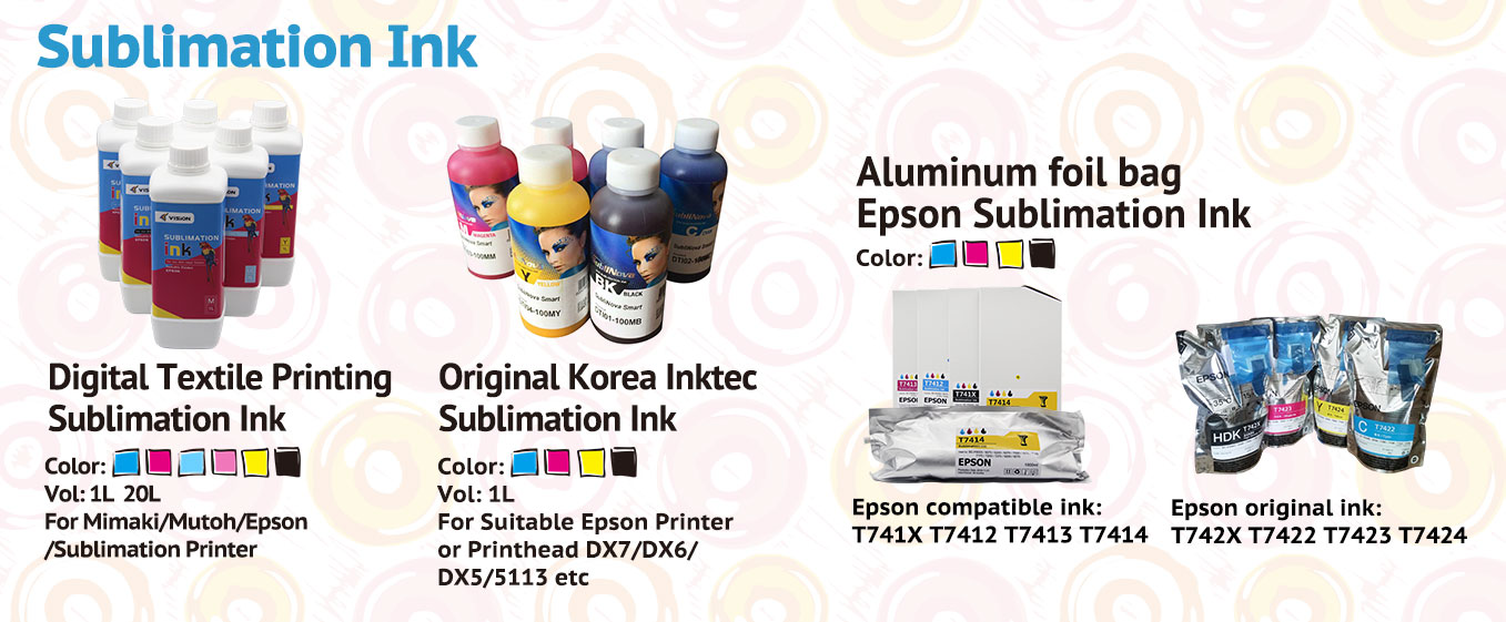 How to check the sublimation ink you need