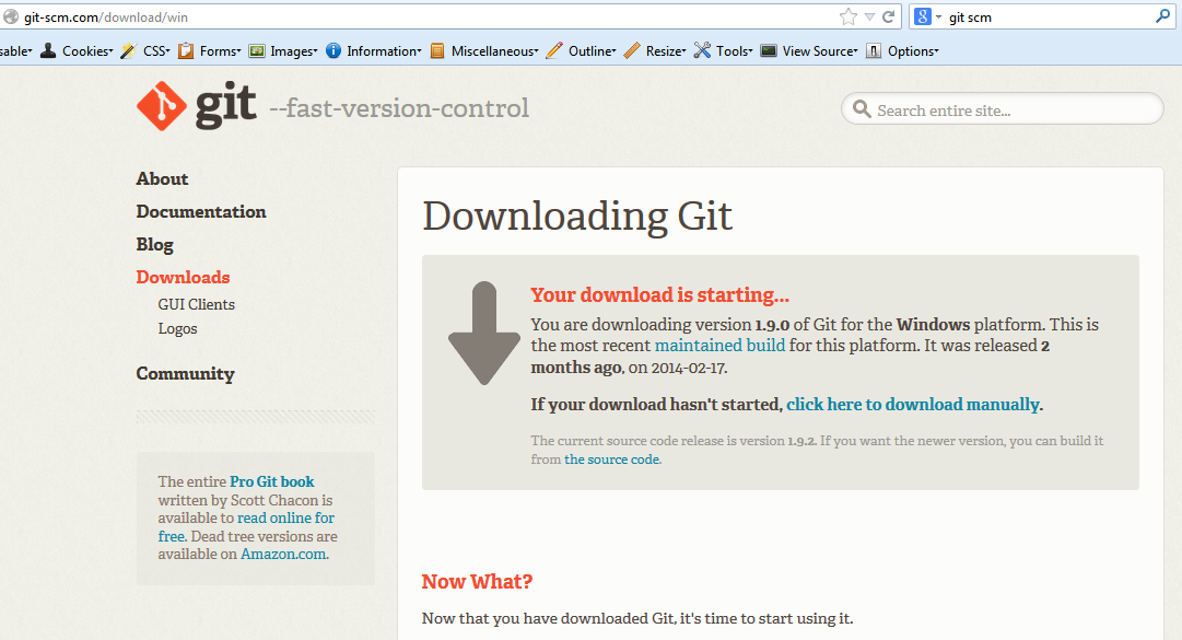 Git scm. Pro git книга.