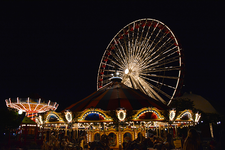 Chicago's Navy Pier at night Chicago's Navy Pier at night