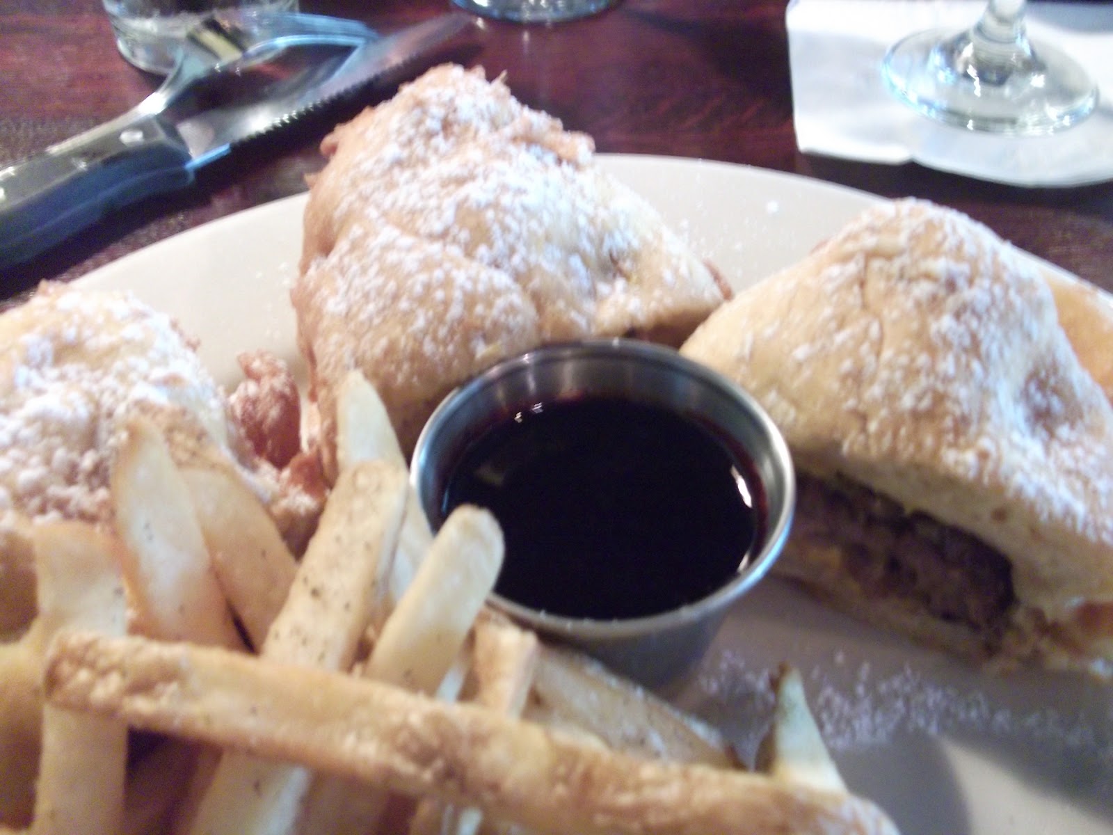 Screw Lucy Funnel Cake Burger
