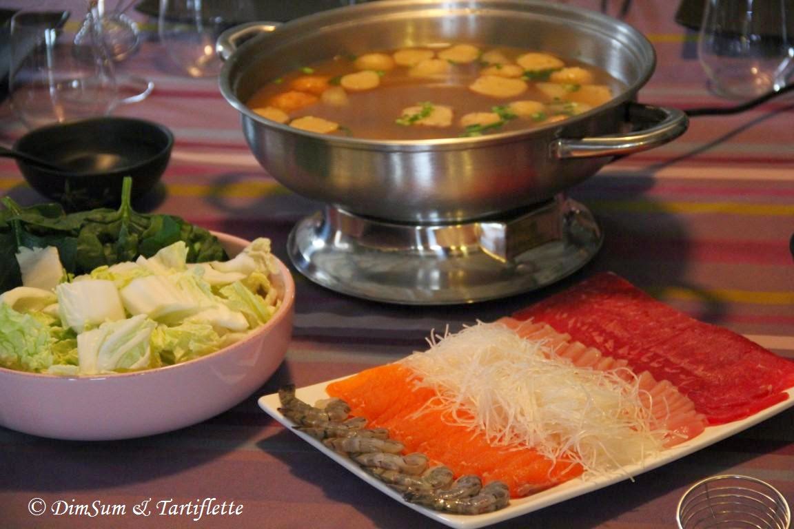 Fondue chinoise ~ dim sum & tartiflette