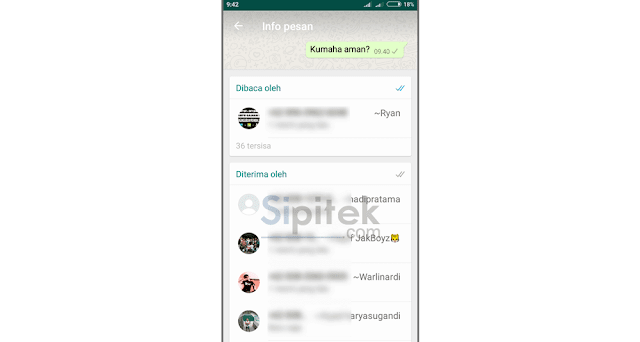 Cara Mengetahui Orang yang Sudah Membaca Pesan Anda di Grup WhatsApp Cara Mengetahui Orang yang Sudah Membaca Pesan Anda di Grup WhatsApp