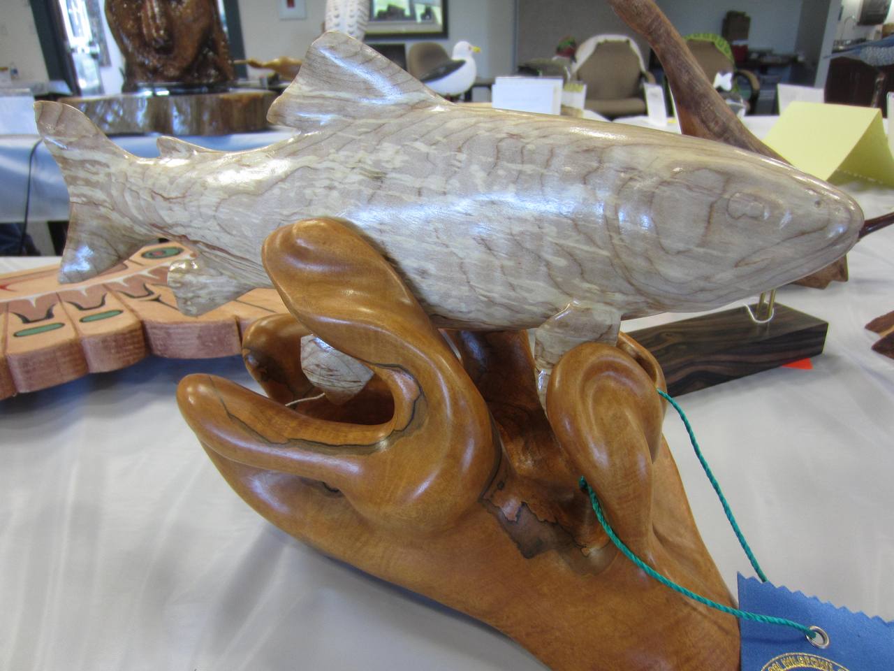 Ales the woodcarver Wood carving show and competition PEI July 2013