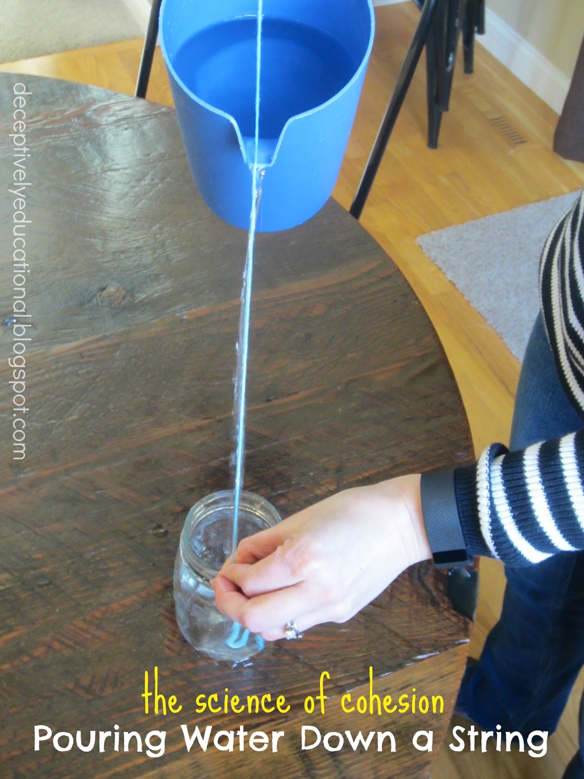 Relentlessly Fun, Deceptively Educational: Pouring Water Down a String ...