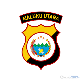 Polda Maluku Utara Logo vector (.cdr)