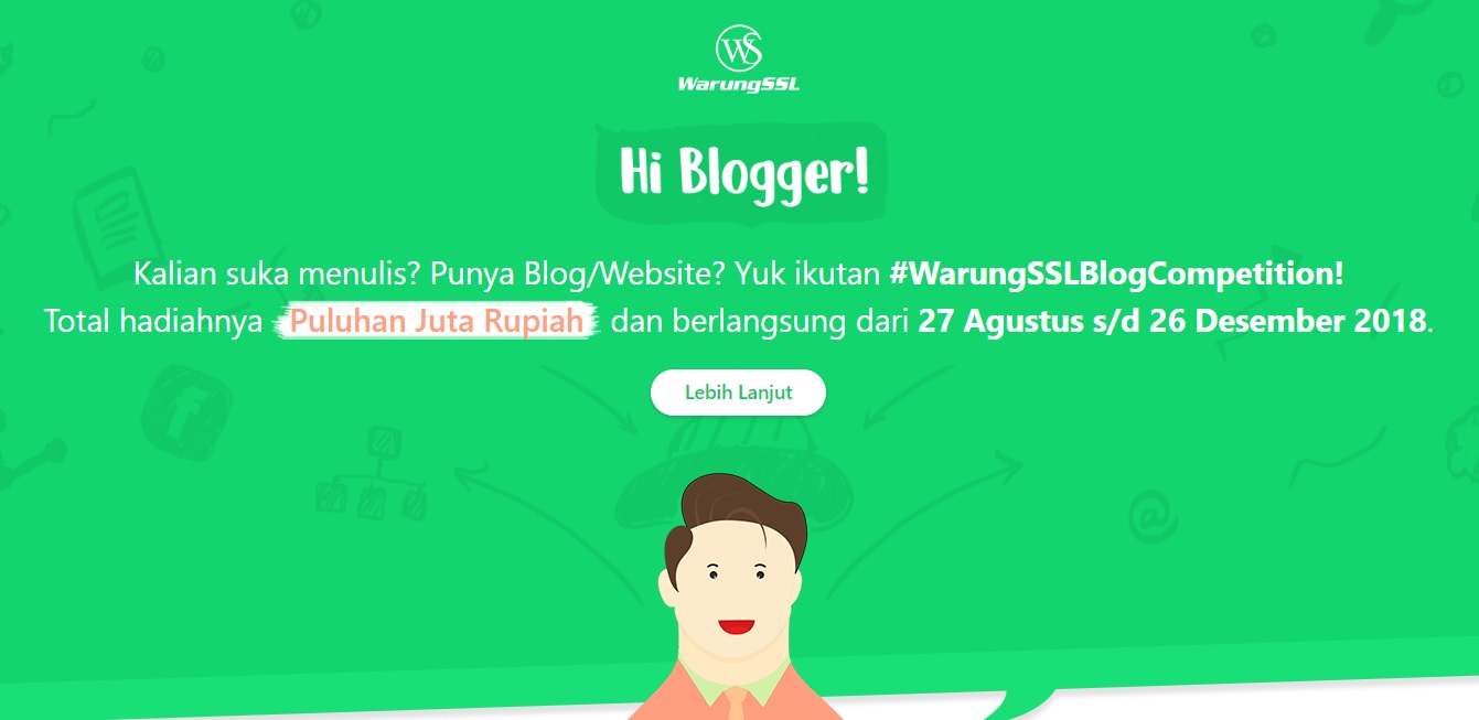 Warung SSL Blog Competition Warung SSL Blog Competition Total hadiahnya Puluhan Juta Rupiah
