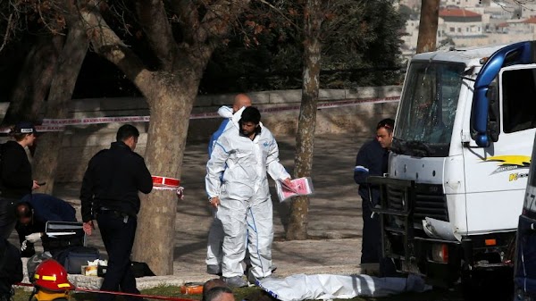 Atentado con camión Israel varios muertos Atentado con camión Israel varios muertos