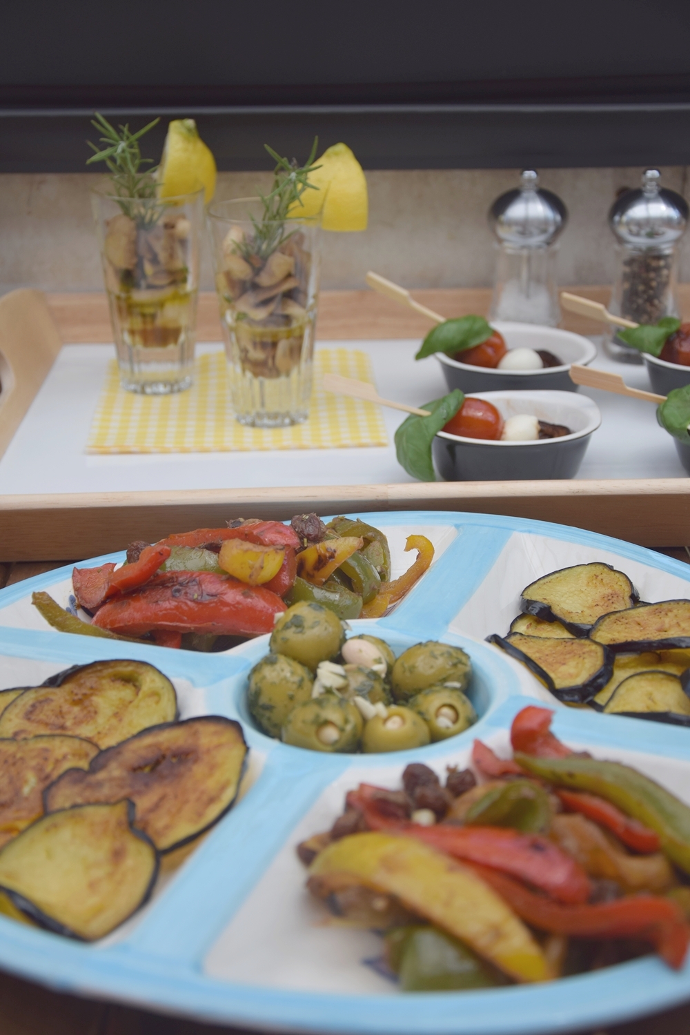 Wolkenfees Küchenwerkstatt: Sommerliches Antipasti-Büffet