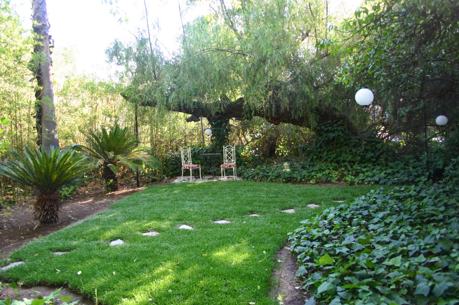 yoga garden The Gardener's Cottage