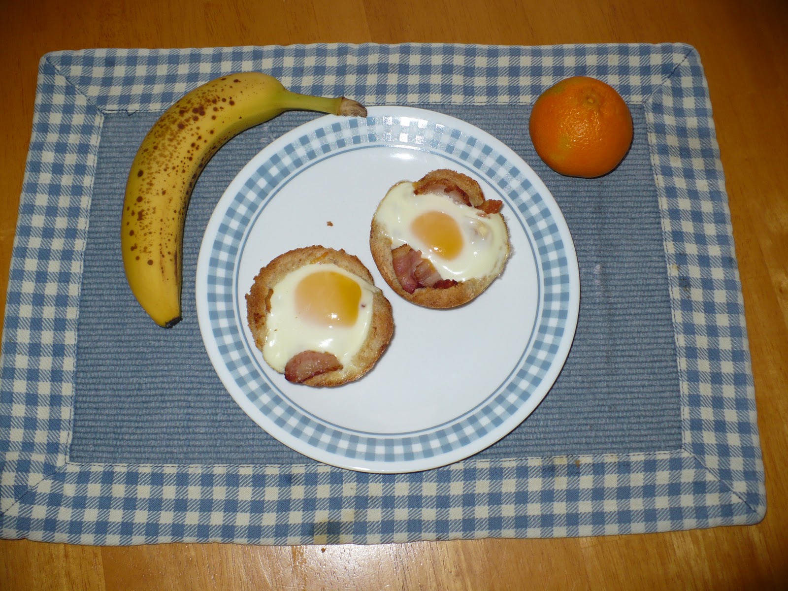 Domestic Bacon, Egg, and Cheese Toast Cups