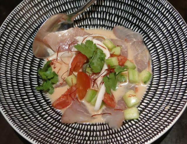 The Black Toro - coconut kingfish ceviche The Black Toro - coconut kingfish ceviche