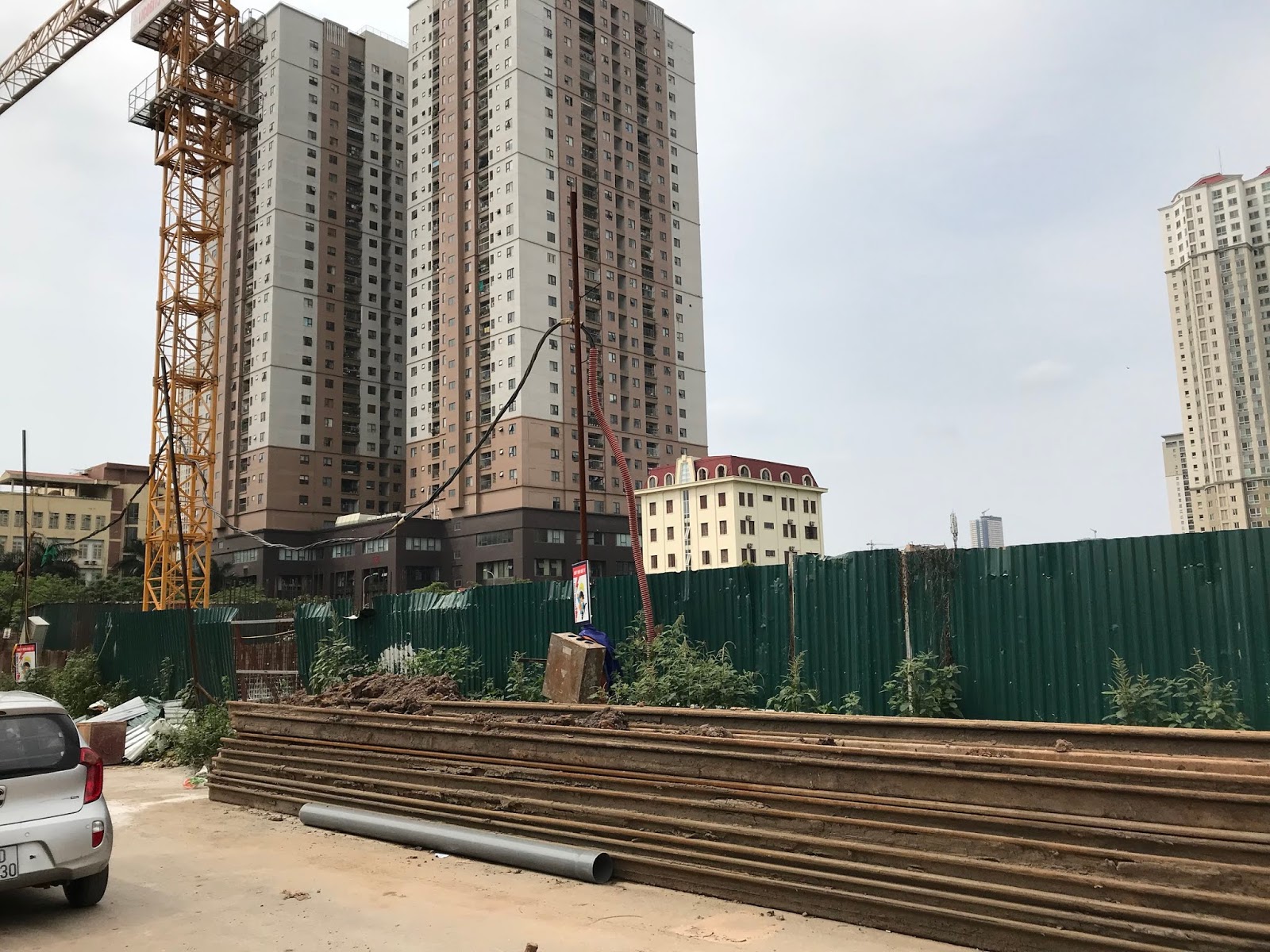Tiến độ thi công chung cư Phú Thịnh Green Park Tiến độ thi công chung cư Phú Thịnh Green Park