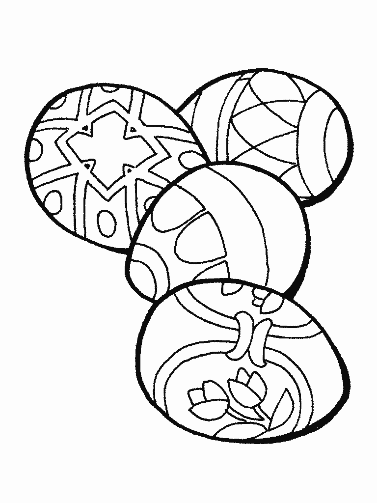 Dibujo de Huevos de pascua para colorear﻿ - COLOREA TUS DIBUJOS