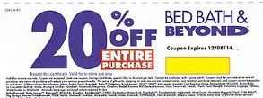 bed bath and beyond coupons 2018