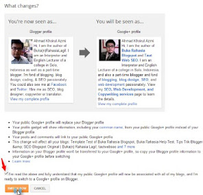 Cara Integrasi Profil Blogger dengan Profil Google