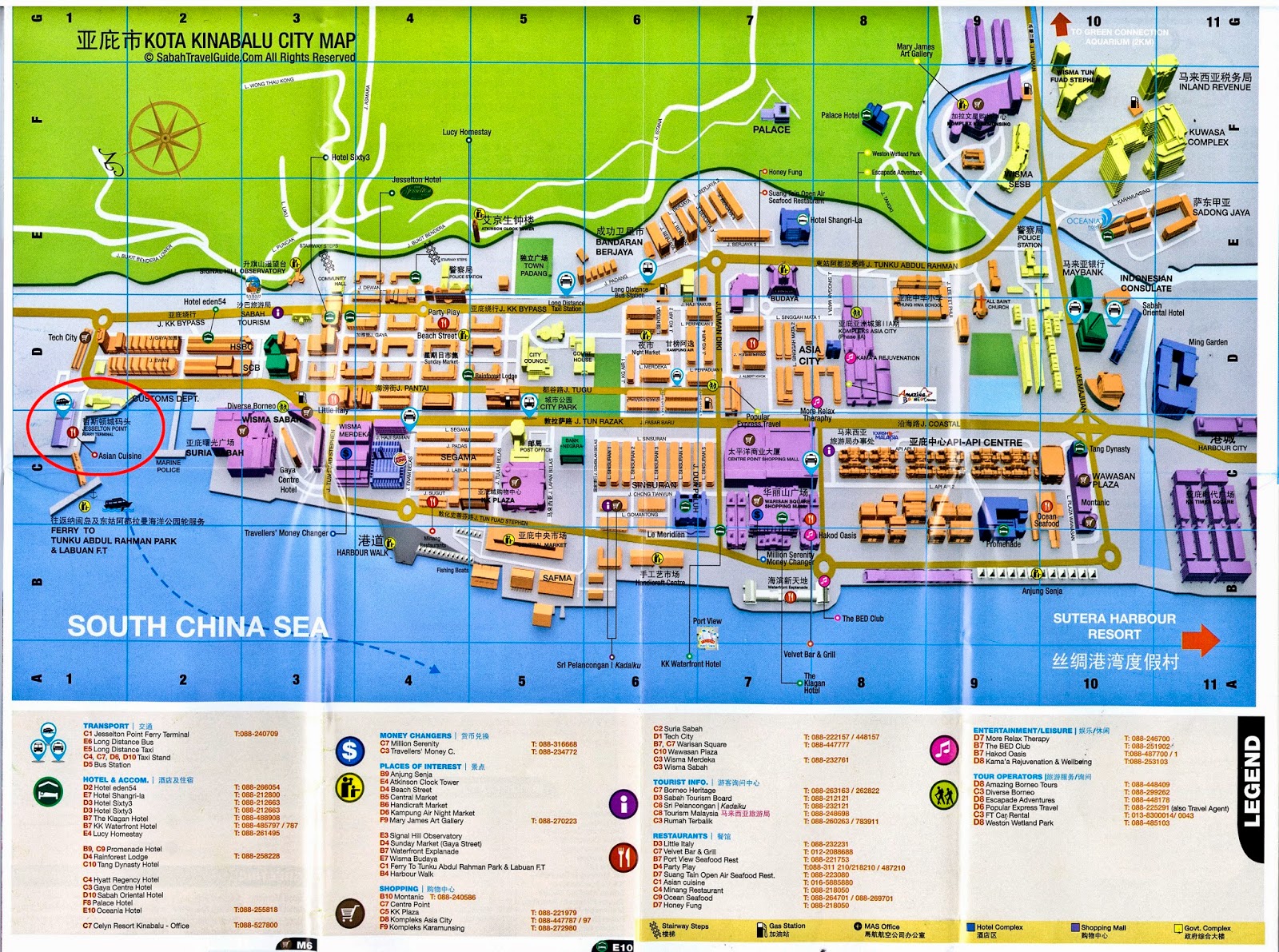 Kota Kinabalu Map 2013