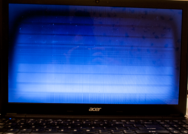 Broken Acer Laptop Screen