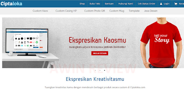 Ciptaloka: Desain Baju Kaos Online, Bisa Langsung Order Ciptaloka: Desain Baju Kaos Online, Bisa Langsung Order - Buat kaos sendiri apakah bisa? Jawabannya tentu saja bisa. Lalu dimanakah saya bisa mendesain kaos saya sendiri secara online dengan mudah? Jawabannya akan sobat dapat di CIPTALOKA.COM LANTAS APA CIPTALOKA.COM ITU? CIPTALOKA.COM adalah situs "Print on Demand" yang menyediakan dan memberikan fasilitas mudah, cepat, serta praktis untuk mencetak gambar secara custom untuk berbagai macam produk seperti kaos (t-shirt), Casing Handphone, Poster, Mug, Kanvas, dan produk-produk lainnya. Meski Praktis, Simpel dan Mudah dengan adanya Editor Online yang dapat kita manfaatkan untuk mendesain produk custom secara online, ciptaloka juga nyatanya menyediakan barang-barang berkualitas. Ini terbukti dari banyaknya testimoni costumer terhadap produk ciptaloka.com MENGAPA HARUS MEMILIH CIPTALOKA.COM Ini adalah pertanyaan dasar yang harus ditanyakan lebih awal oleh setiap orang. Mengapa saya harus memilih Ciptaloka.com untuk mendesain produk custom seperti kaos untuk saya? Apa alasan utama sehingga ciptaloka.com bisa menjadi pilihan? Perlu diketahui mengapa harus Ciptaloka.com yang menjadi rekomendasi terbaik? Hal ini dikarenakan Ciptaloka.com memberikan berbagai kemudahan terutama untuk proses desain (editor online) yang dimiliki ciptaloka.com, bahkan seorang pemula atau awam sekalipun akan mudah mengoperasikan editor online ciptaloka untuk mendesain produk custom mereka seperti kaos dan lain-lain. Proses yang cepat dan praktis dengan tampilan website yang profesional menjadi nilai tambah mengapa ciptaloka.com menjadi pilihan yang terbaik. Selain itu, ciptaloka.com juga menyediakan jasa desain secara gratis yang tentu saja akan membantu kita dalam mengerjakan desain-desain custom yang kita inginkan. Hasil desain yang hendak dicetak pun akan memuaskan, hal ini dikarenakan Ciptaloka.com menggunakan teknologi Digital Printing terbaru dengan jaminan kualitas terbaik. Pesanan atau orderan kita pun akan dikerjakan dalam waktu 1-3 hari kerja serta merupakan waktu yang cukup cepat ketimbang kita harus menunggu berminggu-minggu lamanya. Selain itu, ciptaloka pun tidak membatasi jumlah pesanan dari produk yang kita custom. Dalam jumlah satuan pun ciptaloka tetap memberikan layanan terbaiknya untuk kepuasan konsumen atau customernya. FITUR-FITUR ONLINE EDITOR CIPTALOKA.COM Fitur-Fitur yang terdapat pada Online Editor Ciptaloka.com dapat menjadi salah satu kelebihan serta alasan mengapa ciptaloka sangat direkomendasikan khusus untuk mengcustom kaos sendiri, mug, casing handphone dll. Fitur-Fitur Tersebut diantaranya: 1. Fasilitas Fitur Upload Gambar (Desain Jadi) Fitur Upload Gambar adalah Fitur Umum yang dimiliki oleh setiap Situs "Print On Demand" Perbedaanya hanyalah Ciptaloka.com memberikan akses yang sangat mudah. Sehingganya setelah mengupload gambar, kita dapat mengatur ukuran gambar. Selain itu gambar yang sudah di upload pun masih bisa di edit lagi di Online Editor Ciptaloka dengan memanfaatkan Fitur-Fitur Editor Ciptaloka seperti Gambar bisa di MASK, serta di Beri FILTER, OVERLAY, DLL. LIHAT SEPERTI GAMBAR! (Pada Gambar di Bawah sobat dapat melihat kalau Gambar yang di Upload masih dapat di edit dan diberikan Efek Mask dan Filter) Tentunya dengan adanya Fitur seperti ini, kita dapat berkreasi dan memberikan Efek pada Gambar di Kaos atau Produk yang lainnya. Sehingga kita dapat memilih dan mendesain, mengatur warna sesuai dengan yang kita inginkan. 2. Fasilitas Fitur Tambah Teks Fasilitas Fitur Tambah Teks yang dimiliki Ciptaloka.com sangatlah memuaskan. Hal ini dikarenakan Fitur tersebut menyediakn berbagai ragam FONT (Huruf) sehingga saat melakukan desain secara online kita bisa memilih jenis FONT (Huruf) yang kita inginkan. Mengubah warnanya, Memberikan bayangan pada FONT (Huruf), serta memberikan efek pada Huruf untuk berbentuk bulat cembung, bulat cekung dll. Bagaimana? Tentu saja dengan Fitur tersebut pasti kita dapat mengkreasikan desain kita sedemikian rupa menjadi seperti yang kita inginkan. Fasilitas ini sering saya gunakan untuk mengatur dan memasang huruf di produk custom saya. Sangat mudah dan praktis. 3. Fasilitas Fitur Tambah ClipArt Satu lagi Fitur yang sangat PowerFull di Ciptaloka.com adalah adanya jutaan dan beragam ClipArt yang dapat kita manfaatkan untuk menambah bahan kreasi kita dalam mendesain produk custom secara online. Dengan adanya Fitur tersebut kita dapat menggunakan Gambar dari ClipArt sehingga mendesain produk di editor online ciptaloka.com bisa saja kita lakukan hanya dengan menggunakan Editor Online Ciptaloka. Sehingganya tanpa menggunakan Photoshop, CorelDraw kita sudah bisa mendesain kaos custom atau yang lainnya sesuai dengan yang kita inginkan. Contoh kaos saya ini di desain hanya dengan Editor Online Ciptaloka tanpa sentuhan software Editing/Desain Gambar seperti Photoshop, dan CorelDraw sama sekali. Bagaimana? Silakan sobat nilai sendiri. Ketiga desain kaos tersebut didesain hanya dengan menggunakan Editor Online di Ciptaloka. So bagi sobat yang tidak bisa menggunakan aplikasi Desain Gambar seperti Photoshop dan CorelDraw coba saja desain dengan Editor Ciptaloka.com Silakan berkreasi dan temukan desain sesuai keinginan sobat. Selain itu masih terdapat Fitur-Fitur lainnya, semuanya dapat sobat coba di Ciptaloka.com Tunggu apalagi? ayo segera ke sana dan mulai custom kaos atau produk yang kamu inginkan di sana banyak. APA KELEBIHAN DARI CIPTALOKA.COM Berbicara mengenai kelebihan yang dimiliki Ciptaloka.com sebenarnya beberapa diantaranya dapat sobat lihat pada Editor Online yang dimiliki oleh Ciptaloka. Selain itu beberapa kelebihan yang dimiliki oleh Ciptaloka diantaranya: Desain Gratis (Kita Bisa Mendesain Sesuka Hati dengan memanfaatkan Fitur Online Editor Ciptaloka selain itu kita juga dapat meminta bantuan kepada pihak ciptaloka untuk mendesain produk kita secara gratis tetapi hanya berlaku untuk desain yang sederhana) Mudah, Cepat, dan Praktis Hasil desain yang jadi, langsung dapat diorder atau dipesan langsung di Ciptaloka.com Produk Berkualitas terbukti dengan adanya kepuasan konsumen dari Testimoni mereka di Ciptaloka.com Terpercaya dan Aman LANTAS BAGAIMANA CARA MEMBUAT KAOS DI CIPTALOKA.COM Untuk membuat kaos di Ciptaloka.com caranya cukup Mudah, Pertama-tama silakan sobat kunjungi CIPTALOKA.COM, kemudian: Pilih dan Klik Menu Buat Custom (Pilih anda akan Mencustom Kaos, Mug, Casing Handphone, dll) Pilih jenis kaosnya (Contoh: Kaos Pria) Pilih ukuran (seperti desain saya adalah ukuran M) Desain kaos teman-teman dari warna, teks, simbol, aksesoris dan lain sebagainya Jika sudah jadi, dan teman-teman mau pesan, silahkan klik tombol “Tambah ke keranjang” BAGAIMANA MUDAHKAN? Tunggu apalagi! Buat kaos anda sekarang dan rasakan bagaimana menggunakan kaos berkualitas dengan desain kita sendiri. GOOD CIPTALOKA.COM