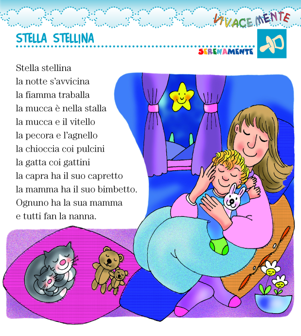 Stella Stellina Canzone Di Natale.Vivacemente Il Giornalino Del Cuore E Della Mente Ninna Nanna Stella Stellina
