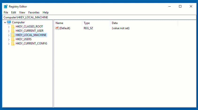 Editor de registro windows 10 kmspico